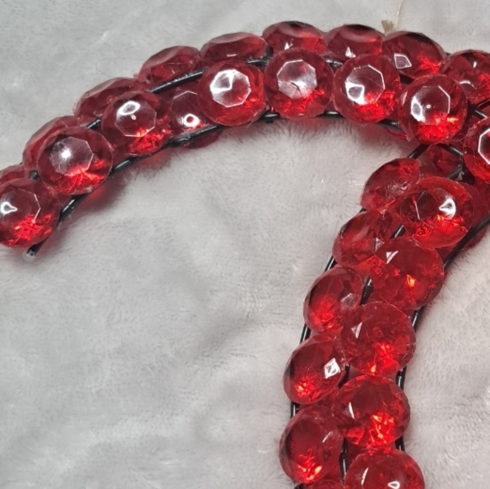Red Diamond Wall Decor Wall Art Handmade